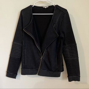Asymmetrical Zip Moto Jacket